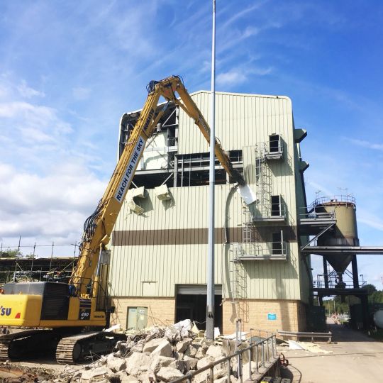 Building being demolished by our team