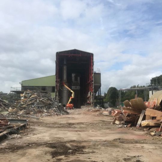 Site decomission and demolition underway by Ron Hull