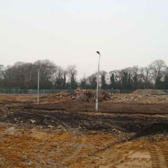 Site cleared after a demolition