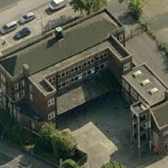 Aeriel view of building due for demolition by Ron Hull