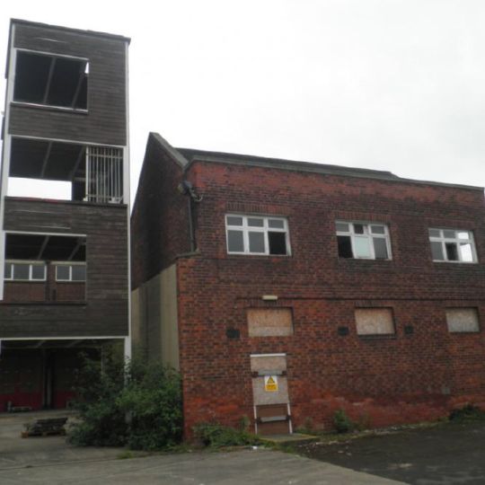 Empty building before demolition