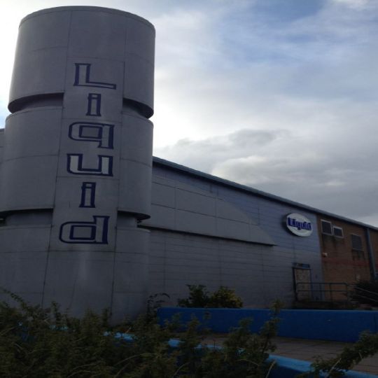 Liquid nightclub site before demolition