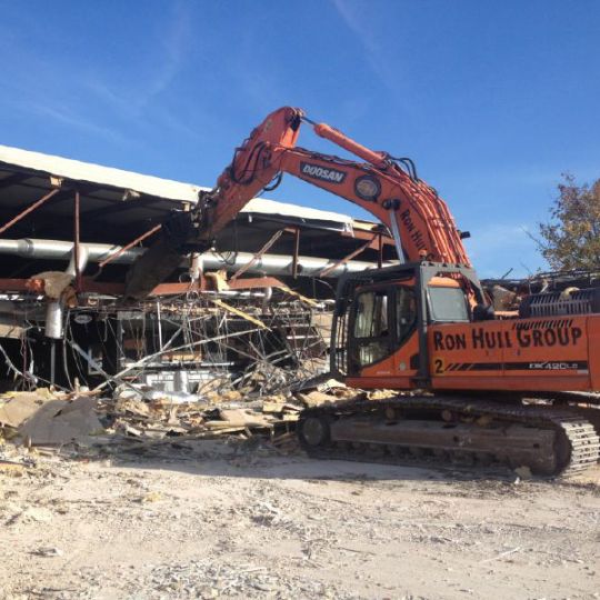 Facility being decomission and demolished by Ron Hull