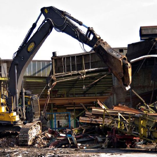 Demolishing a site