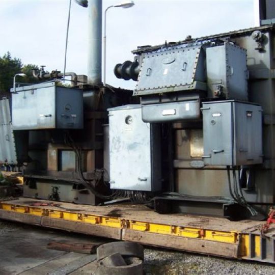 Metal equipment prior to decomissioning